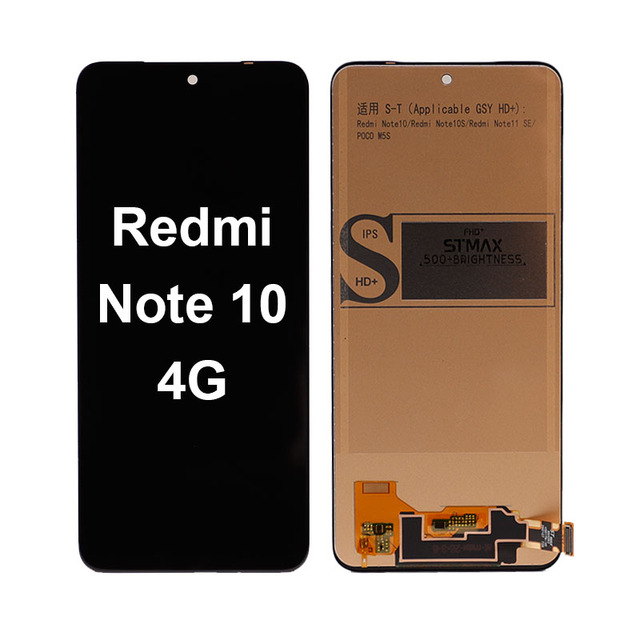 Redmi Note 10 4G 6.39 Inch Incell LCD Screen Replacement Display Touch Digitizer Assembly Factory a Grade High Quality