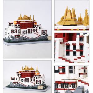 OEM Tibet China Potala Palace ABS <b>Plastic</b> Building <b>Blocks</b> Educational DIY Assemble Set 1:1 Scale Toy Model for Kids Adults - Product Image 4