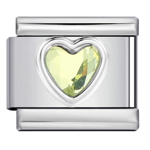 Nueva llegada módulo italiano amor corazón circón Acero inoxidable elástico DIY moda joyería encantos pulsera Accesorios - Product Image 5