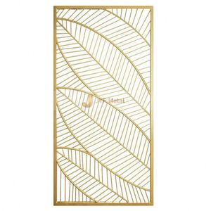 M124 Modern Customized <b>Decorative</b> Metal Restaurant Partition Stainless Steel <b>Screen</b> Divider Laser Cut - Product Image 4