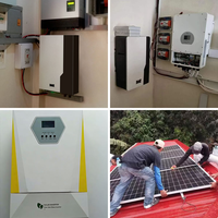 Système de stockage d'énergie domestique mural avec batterie de secours pour l'énergie solaire - Batterie LiFePO4 murale 5KWK-10KWH