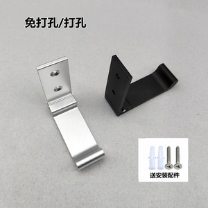 Invisible Folding <b>Hook</b> Wall Mounted Heavy Duty Aluminum Alloy Coat <b>Hook</b> Minimalist Design Frosted Finish - Product Image 3