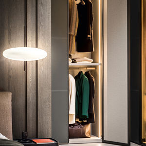 BALOM Armoires intégrées modernes personnalisées pour chambre à coucher, système d'armoire d'angle en bois de luxe, organisation de rangement - Product Image 4