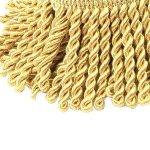 Frange en fil de soie 100% pure, style uni, personnalisable, pour usage domestique et hôtelier, vente en gros - Product Image 6
