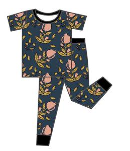 Set <span class=keywords><strong>Pigiama</strong></span> in Bambù Qingli OEM Senza Dazi Doganali, Comodo Set <span class=keywords><strong>Pigiama</strong></span> a Maniche Corte in Bambù Personalizzato per Bambini - Product Image 2