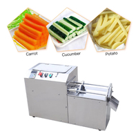 Professionele automatische wortelen aardappel groente kubus snijmachine groente wortelen aardappel snijmachine strook snijmachine
