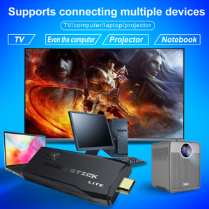 M8 4K Trò Chơi Stick 30000 + HD Trò Chơi Máy Nghe Nhạc Hộp 2025 2.4Ghz Không Dây Cầm Tay Điều Khiển Arcade Retro TV Nhà M8 <span class=keywords><strong>Video</strong></span> Trò Chơi Giao Diện Điều Khiển - Product Image 3