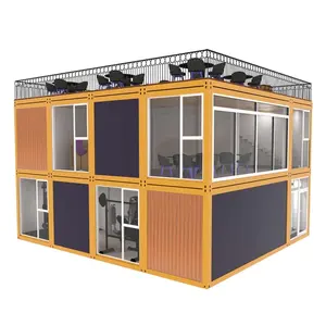 Modern Shipping Home Container House With Steel Structure And Eps Sandwich Panel