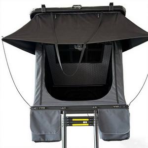 เต็นท์หลังคารถยนต์แบบเปลือกแข็งอะลูมิเนียมสำหรับ 2 คน ติดตั้งง่าย ขายส่ง - Product Image 4