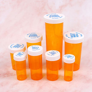 Flacons de médicaments vides en plastique PP, flacons résistants aux enfants, flacons de médicaments en capsule avec bouchon réversible - Product Image 4