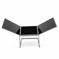 Moniteur portable triple 3*15,6 pouces FHD en alliage d'aluminium, extension d'écran d'ordinateur portable 480 cd/m² lumineux pour trader boursier et travail multi-tâches