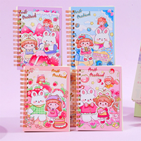 Newsmall carnet de notes Mini Logo spirale carnet de notes impression Schleathere carnet de notes emballage papier papier pour Kpu cuir matériel 555-42
