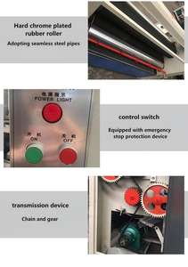 Macchina Spalmatrice di <span class=keywords><strong>Colla</strong></span> a Doppio Lato per Legno 380V 2.2kW per Applicazione <span class=keywords><strong>Colla</strong></span> a Caldo e Laminazione Impiallacciatura - Product Image 5