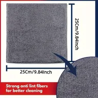 Chiffons de nettoyage en microfibre épais, non pelucheux, réutilisables, absorbants pour le nettoyage des vitres de voiture, chiffons de nettoyage durables