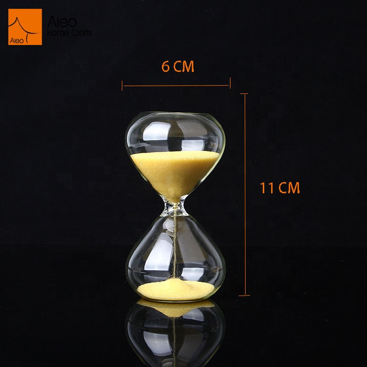 Hot Selling in Portugal Classic 2min BLUE Sand Hour Glass Crystal Hourglass 3min 5min 10min Sand Timer Stands with logo Without
