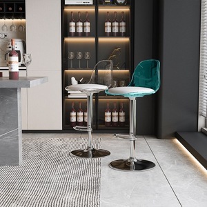 Meubles de bar les plus vendus et abordables, tabourets de bar modernes, chaises hautes noires pour bar en vente - Product Image 1