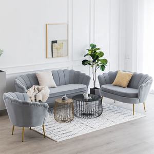 Phòng Khách Sofa Elegantes Grandes Bán Vàng Sang Trọng Nhung Bắc Âu Gian Hàng Nhung Sofa Đặt Đồ Nội Thất Sang Trọng - Product Image 5