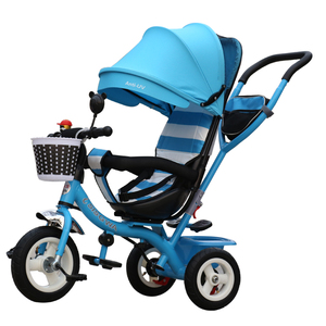 Premier <span class=keywords><strong>tricycle</strong></span> pour garçons et filles, vélo à pousser avec poignée parentale, <span class=keywords><strong>tricycle</strong></span> à 3 roues - Product Image 4