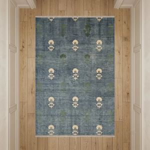 Alfombra Moderna de Lana Oushak con Diseño Floral, Anudada a Mano, Estilo Turco Vintage, Alfombra Grande para Sala de Estar, Dormitorio, Comedor, Personalizable - Product Image 5