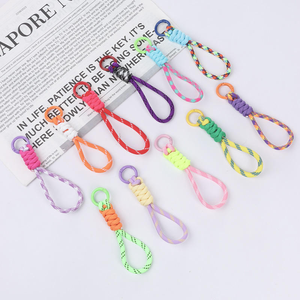 Cordón colgante de llavero de coche de poliéster de alta calidad al por mayor Cordón de muñeca antipérdida colorido especial para teléfonos móviles - Product Image 6