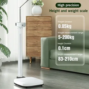 Trọng Lượng Máy In Mô Hình Trọng Lượng Chiều Cao Bệnh Viện Kiêm Đo Siêu Âm Cơ Thể Chất Béo Máy Con Người Quy Mô Và Chiều Cao Meter - Product Image 6