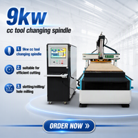 Router CNC Profesional para Madera, Lineal, 12 Herramientas, ATC, 9/12kW, Sistema Wei Hong Incluido