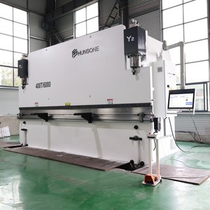 Prensa Plegadora Hidráulica CNC Nueva de Fábrica Hunsone WE67K, Máquina de Doblado Automática de 4+1 Ejes para Aluminio, Acero y Hierro - Product Image 2