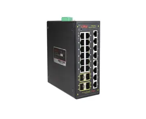 24-Port Full Gigabit Managed Industrial PoE Switch ONV-IPS33248PFM-4GF