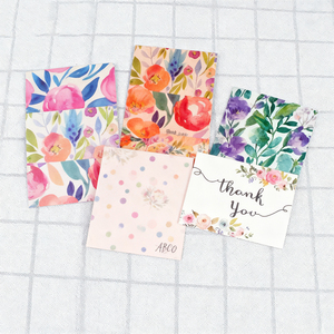 Chất Lượng Cao Sang Trọng Tùy Chỉnh Lash Móng Tay Mẫu Vẻ Đẹp Phần Thưởng Cảm Ơn-Bạn Thẻ Thiệp Mời Đám Cưới Kraft Giấy Dập Nổi - Product Image 1