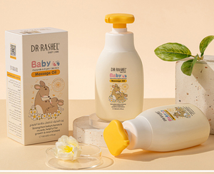 Dr Rashel New 160ml Aceite de masaje corporal, retexturizante y suavizante Aceite corporal de masaje para bebés para todo tipo de piel - Product Image 1