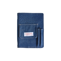 Carnet en jean vintage style américain, album de cartes DIY non relié à quatre grilles, trousse à crayons grande capacité haut de gamme pour fille Y2K