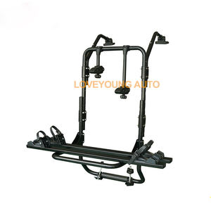 Portador trasero de aluminio para exteriores, <span class=keywords><strong>Bola</strong></span> de <span class=keywords><strong>remolque</strong></span> para coche, portabicicletas montado en la parte trasera, portabicicletas para 3 bicicletas - Product Image 6