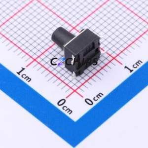 TS-1095S-A9B3-C2D2 Tactile Switch SMD-4P,6x6mm Switch Single Pole Single Throw Round Button 2.5N Vertical Mount - Product Image 2