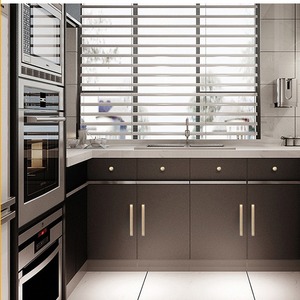 Black luxury style Modern and Simple Long-Sleeved Cabinet <b>Door</b> Handle in <b>Copper</b> Gold for Drawers Dressers Bedrooms Malls - Product Image 2