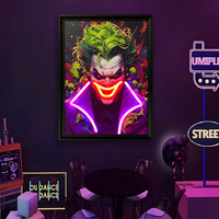 Enseigne néon LED personnalisée encadrée, luminaire mural pour chambre, salle de jeux, salon, bar, maison, café, décoration