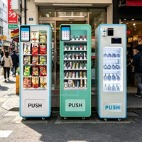 Máquinas Expendedoras de 5 Niveles para Snacks y Bebidas, Máquina Expendedora Personalizada de Cosméticos y Pestañas, Máquina Expendedora Automática de Productos de Belleza
