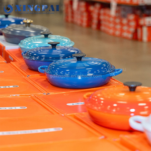 Оборудование для кейтеринга XINGPAI, Высококачественная Антипригарная посуда, эмалированная чугунная голландская духовка, набор кастрюль и сковородок - Product Image 6