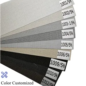 Produk laris tirai jendela lapisan warna warni 1% 3% 5% kualitas tinggi untuk Roller Blind