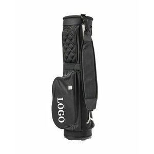 Sac de golf blanc haut de gamme en cuir PU imperméable et léger, design minimaliste, logo personnalisé - Product Image 2