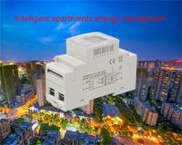 Compteur d'énergie monophasé 100A classe 0.5S Modbus RS485 IOT avec fonction de mesure pour rail DIN