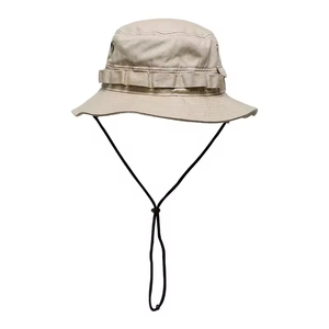 Gran ala moda protector solar plegable camuflaje al aire libre UPF50 + sombrero para <span class=keywords><strong>el</strong></span> <span class=keywords><strong>sol</strong></span> ajustable logotipo personalizado pescador sombrero de cubo gorras - Product Image 1