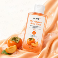 Koreaanse Persimmon Fruit Extract Douchegel, verwijdert zweetgeuren, verzachtende bodywash voor alle huidtypen