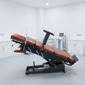Lit de traction lombaire électrique professionnel, table de décompression vertébrale, lit d'ajustement chiropratique professionnel pour la décompression vertébrale - Product Image 1
