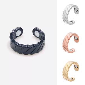 Anillos magnéticos de desintoxicación para adelgazamiento, anillos de terapia magnética de drenaje linfático ajustable para hombres y mujeres, 2 uds. - Product Image 6