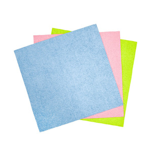 Toalla de microfibra para lavado de coches Zofin, 30x30cm, paño de limpieza de imitación de piel de ciervo de colores - Product Image 3