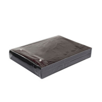 Sac d'emballage de drap de lit en PVC transparent thermoscellé avec rabat et boutons pression