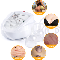 Appareil de physiothérapie BBL 24 ventouses 3 têtes métalliques pour massage des seins par aspiration, amincissement corporel, drainage lymphatique, fessiers