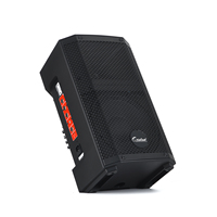 Altavoz Activo de Plástico con Batería HYANKA E-B10 de 10 Pulgadas, Audio DSP, USB, FM, TWS, Entrada para Micrófono y Guitarra, 150W RMS