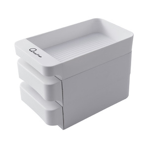 Egg Storage Box Three Drawer <b>Plastic</b> <b>Kitchen</b> Refrigerator Organizer With Compartments For Food Storage - Product Image 3