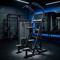 Máquina Multifuncional de Acero para Dominadas y Flexiones, para Gimnasio en Casa o Centro de Fitness Comercial, Entrenamiento de la Parte Superior del Cuerpo